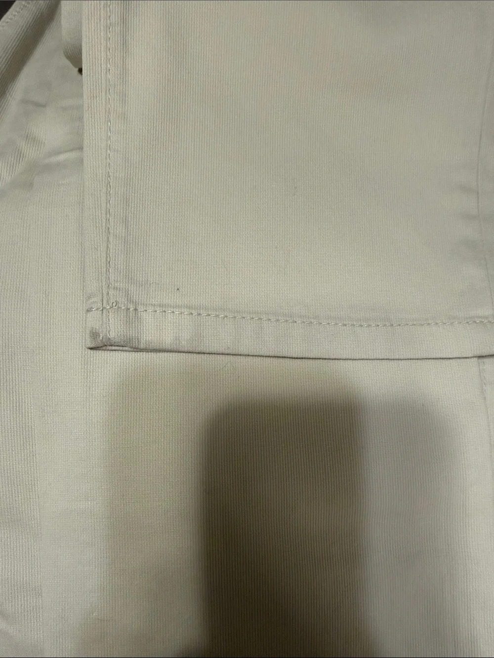 Goldsign Men's Slim Straight Pants in Off-White